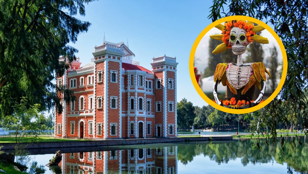 Figuras y decoración de Día de Muertos de Catrineras Chautla 2026 en la Ex Hacienda de Chautla, Puebla